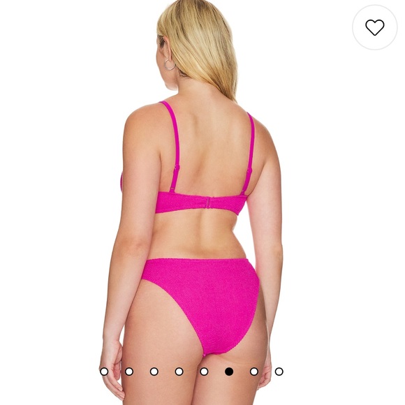 Good American Always Fits Bikini Set in Hawaiian Pink Size 4X - Picture 2 of 10